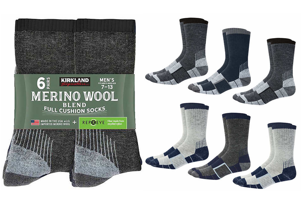The-Heddels-Budget-Gift-Guide-2021-5)-Kirkland-Signature-Merino-Wool-Blend-Socks-(6-Pack)