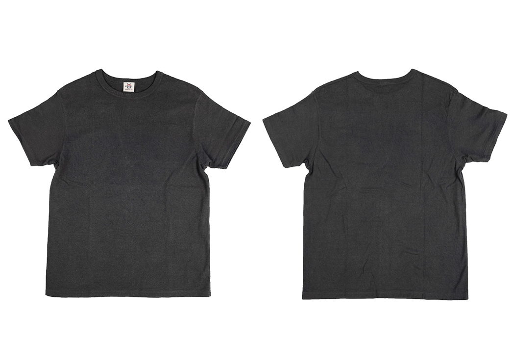 Be-A-Soy-Boy-With-Samurai's-Black-Soy-Bean-Dyed-Zero-Fabric-T-Shirt-front-back