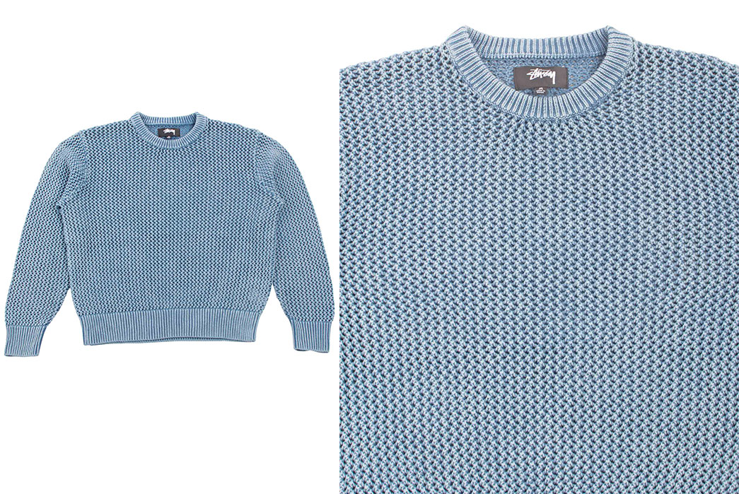 Get-Loose-In-This-Stussy-Pigment-Dyed-Sweater-front-and-detailed