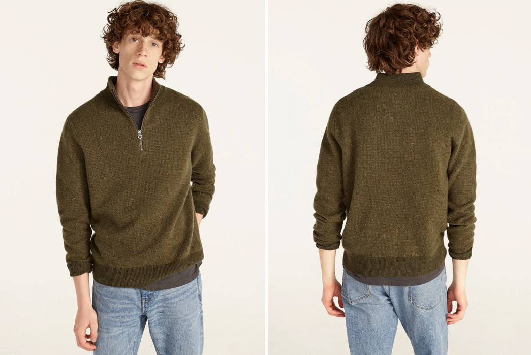 Half-Zip-Sweaters---Five-Plus-One-2)-J.-Crew-Rugged-Merino-Half-Zip-Sweater