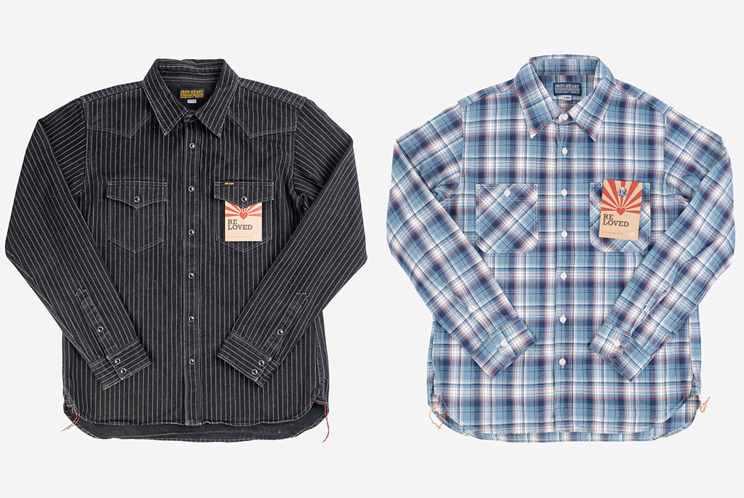 Iron-Heart-Launches-Procect-RELOVE-Selling-Second-Hand-Pieces-dark-and-blue-shirts