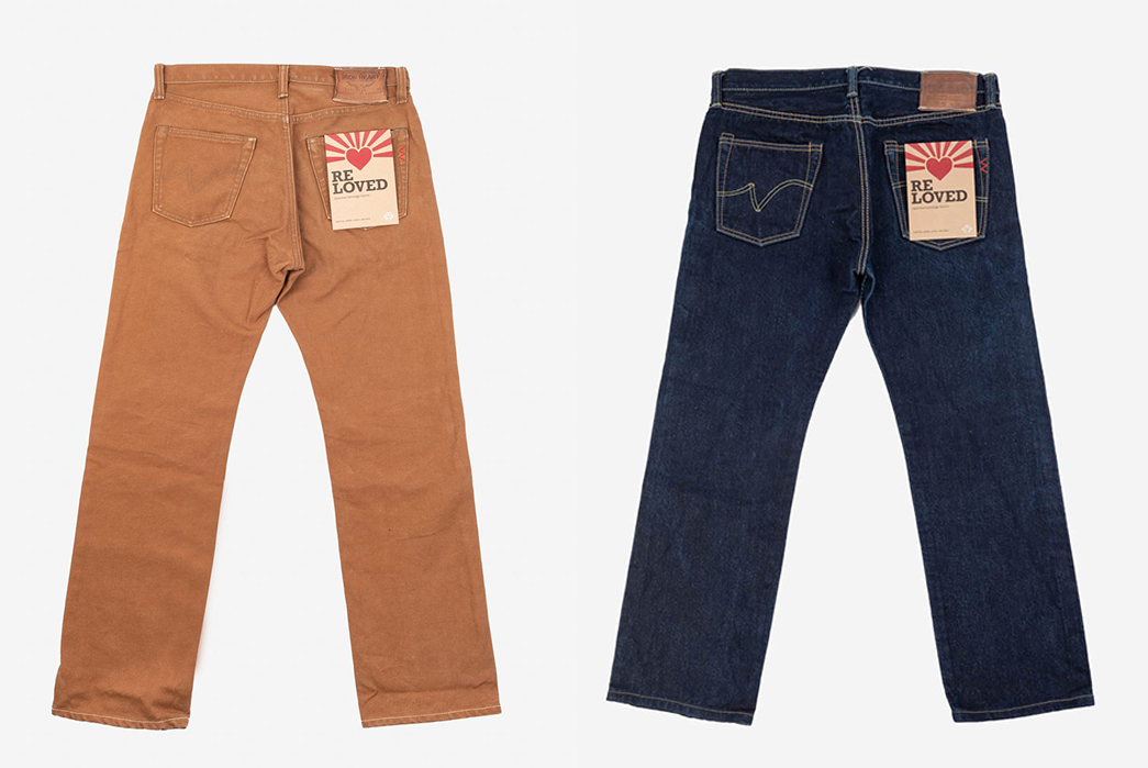 Iron-Heart-Launches-Procect-RELOVE-Selling-Second-Hand-Pieces-orange-and-blue-back-pants