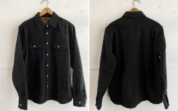 Let-It-Snow-With-Freenote-Cloth's-Nep-Ridden-Alta-Shirt-front-back