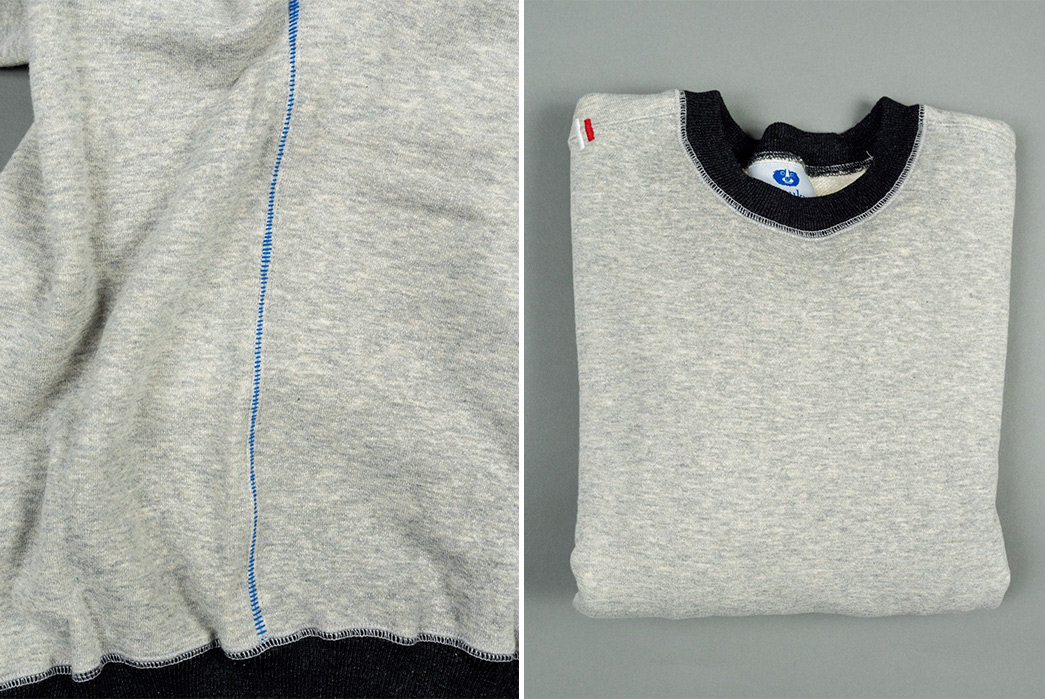 Tanuki's-Loopwheeled-Zuien-Kuon-Crewneck-Is-Full-Of-Detail-detailed-and-folded