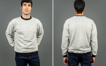 Tanuki's-Loopwheeled-Zuien-Kuon-Crewneck-Is-Full-Of-Detail-model-front-back