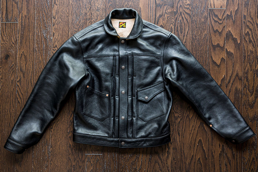 Up-Your-Leather-Game-With-Mister-Freedom's-Black-Veg-Tan-'Ringo'-Ranch-Blouse-front