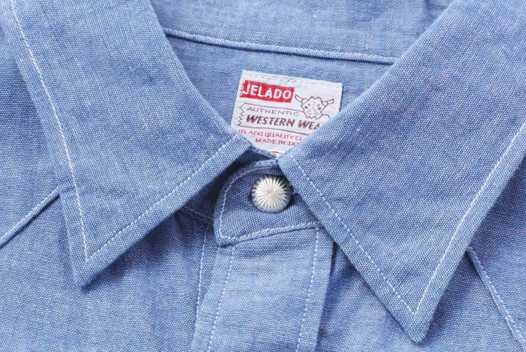 Clutch-Cafe-Collaborates-With-Jelado-For-Exclusive-Chambray-Western-Shirt-collar-inside-label