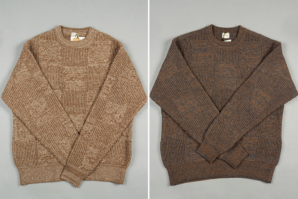 Get-Gaudy-With-Loop-&-Weft's-Merino-Super-Lamb-Switch-Panel-Sweater-fronts-light-and-dark