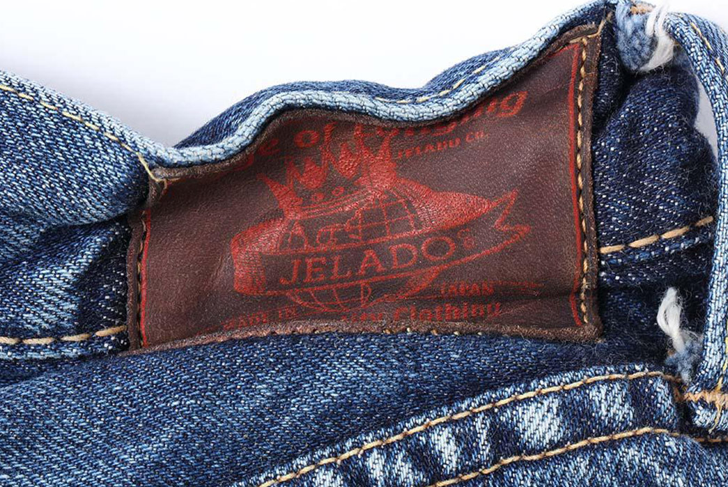 Jelado-Introduces-Vintage-Finish-Denim-For-Its-Latest-301XX-Jean-back-leather-patch
