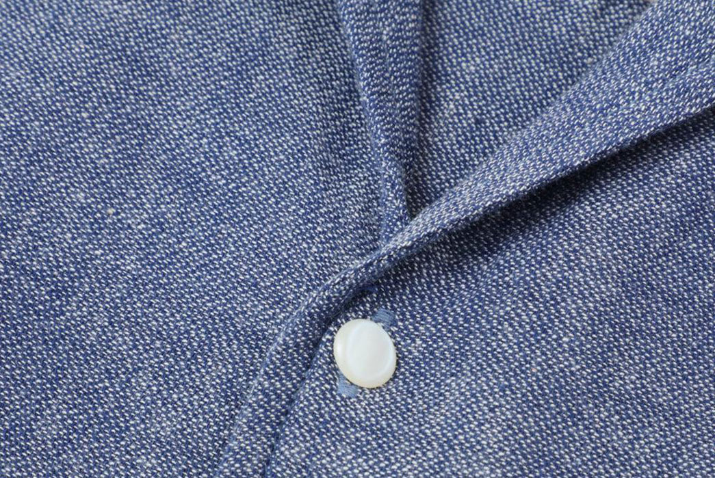 Jelado-Renders-Its-Vincent-Shirt-In-Indigo-Gauze-collar-button