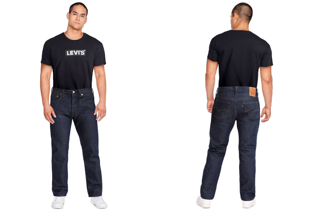 Levi's-Hikes-Up-Price-of-501-STF-After-10-Years-model-front-and-back