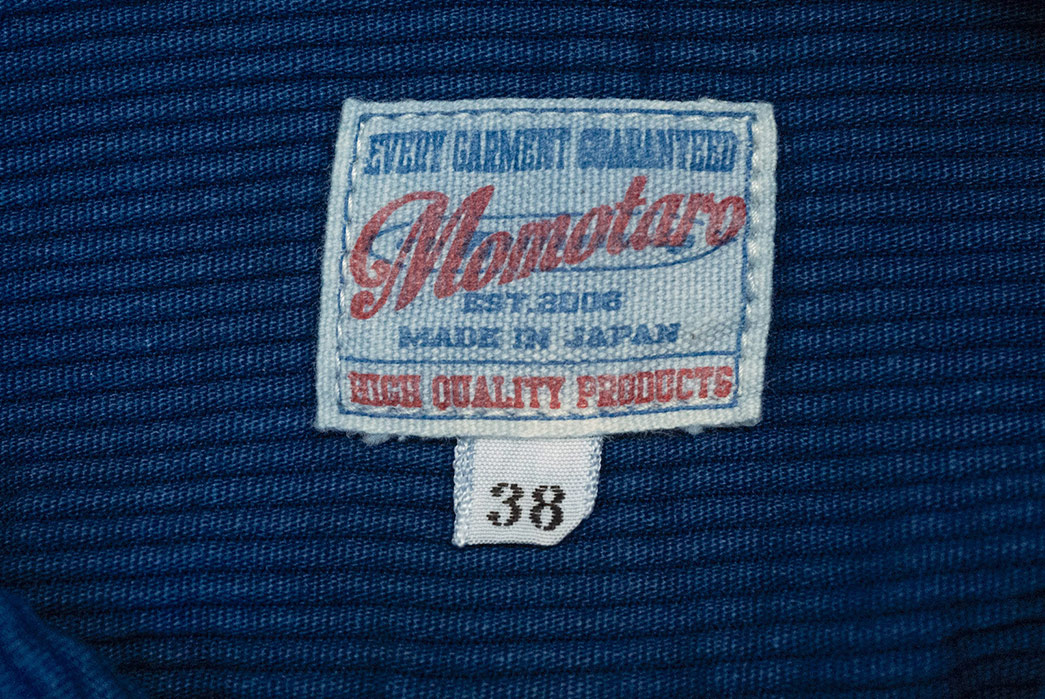 Momotaro's-10-Oz.-Indigo-Dyed-Pique-Oxford-Shirt-Isn't-An-Oxford-Shirt-labels