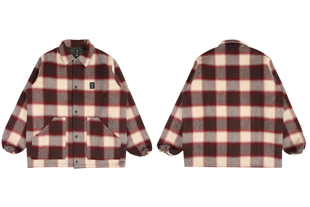Swap Nylon For Tweed With South2 West8's Plaid Coach Jacket