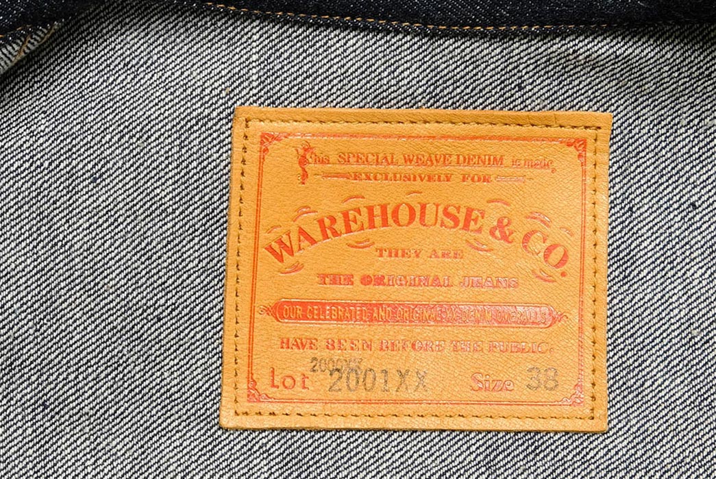 Warehouse-Painstakingly-Reproduces-a-30s-Type-I-With-Its-Lot.2001XX-1936-Model-inside-leather-patch