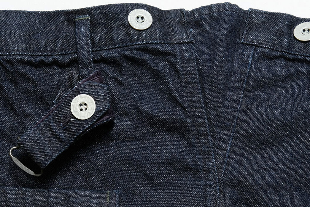Burgus-Plus-Renders-French-Style-Work-Pants-In-12.5-Oz.-Denim-back-top-buttons