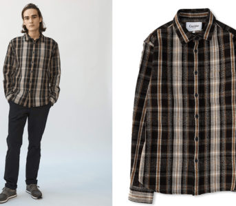 Corridor-NYC's-Black-Mustard-Plaid-LS-Will-Poupon-Your-Other-Shirts