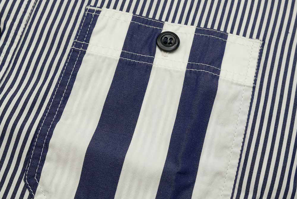 Earn-Your-Crazy-Stripes-With-Sugar-Cane's-Block-Stripe-Crazy-S-S-Shirt-pocket