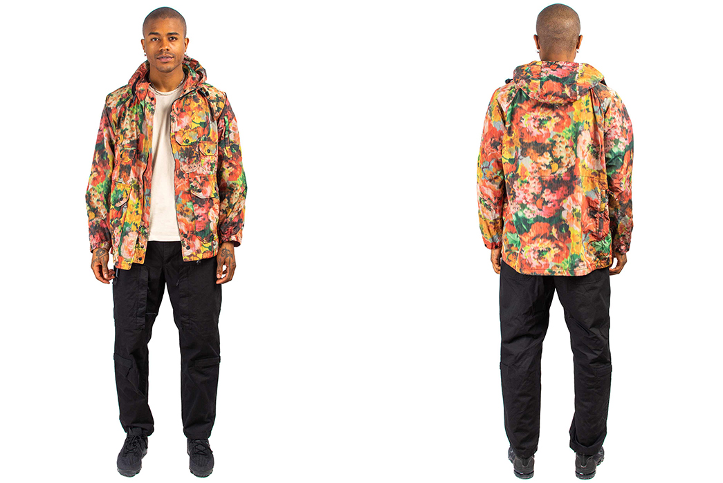 Impress-Your-Grandma-With-Engineered-Garments'-Floral-Camo-jacket-model-front-back