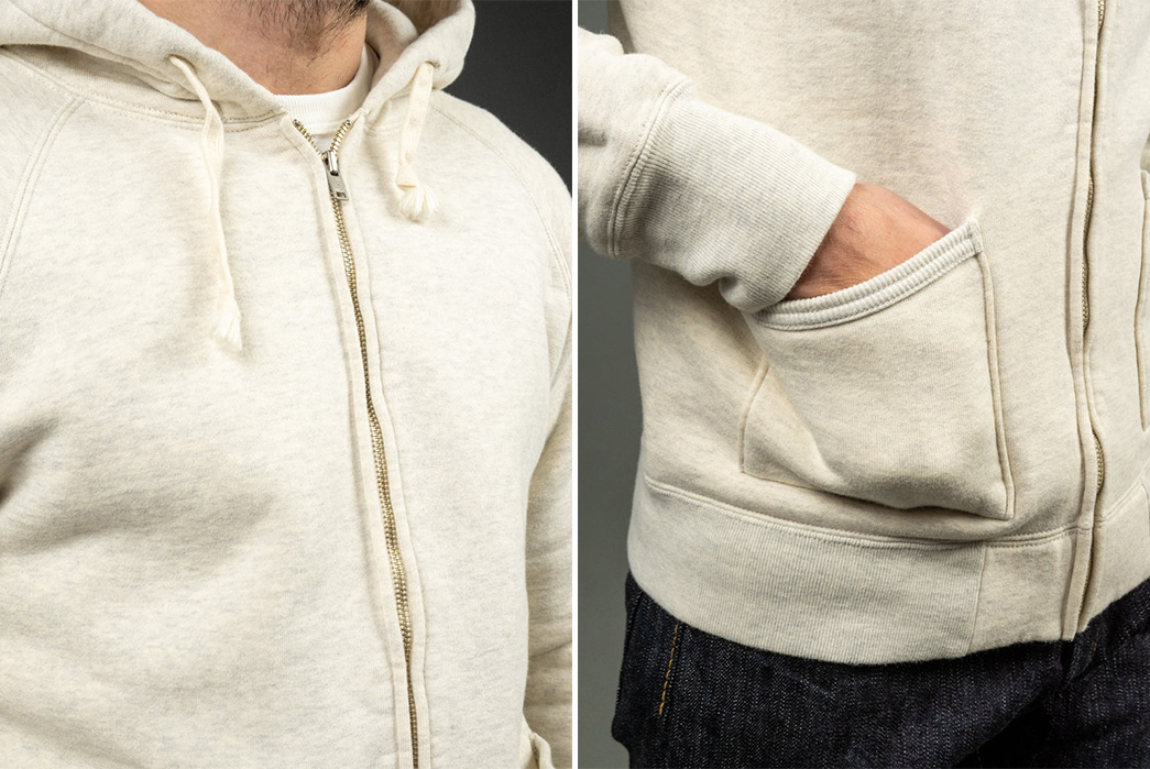 Start-Your-Day-Right-With-The-Strike-Gold's-Oatmeal-Loopwheeled-Full-Zip-zipper-and-pocket