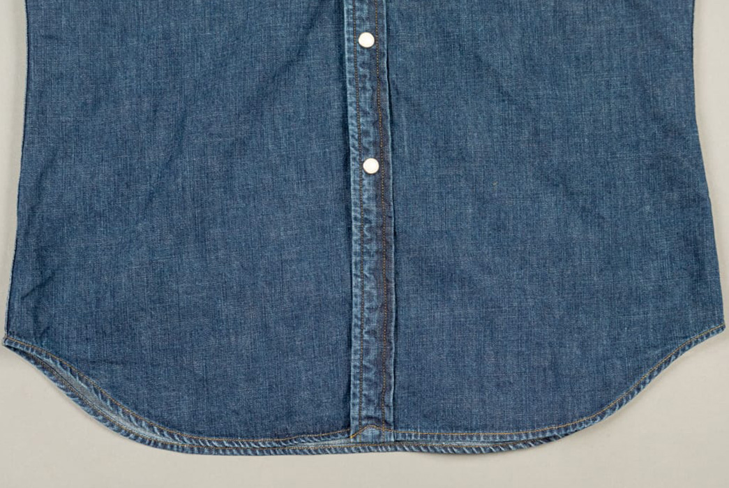 Stevenson-Overall-Co.-Rendered-Its-Cody-Shirt-In-Faded-Indigo-front-down