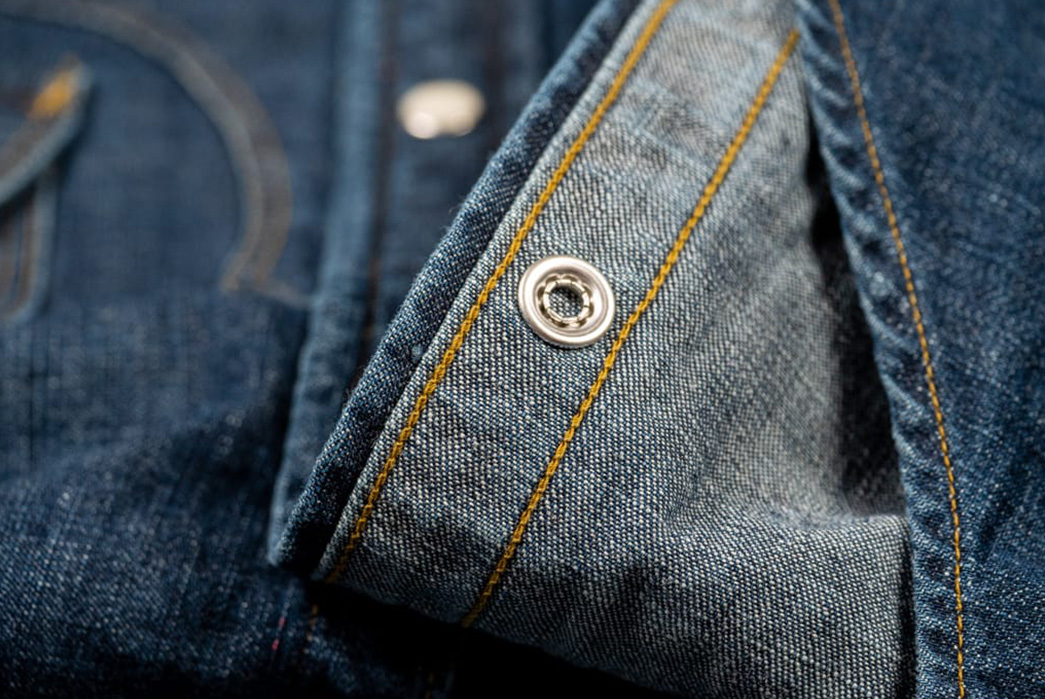 Stevenson-Overall-Co.-Rendered-Its-Cody-Shirt-In-Faded-Indigo-inside-seams
