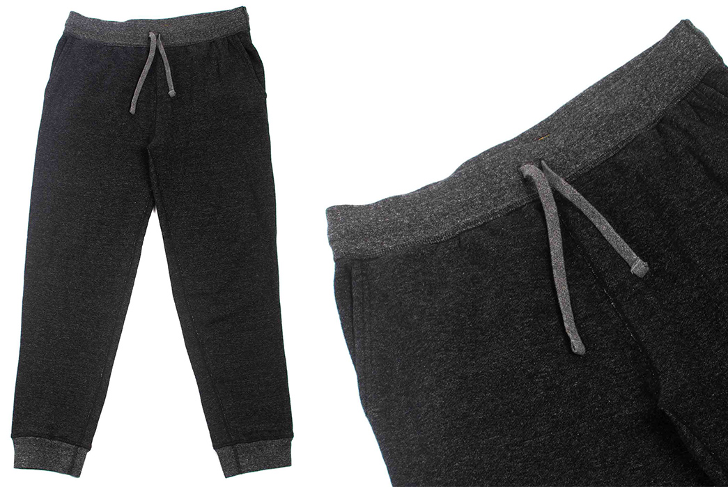 Sweatpants---Five-Plus-One 1) National Athletic Goods: Slim Gym Pant Mock Twist Terry