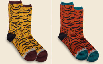 These-Kapital-84-Yarns-Socks-Reference-Nepalese-Tiger-Rugs-yellow-and-red