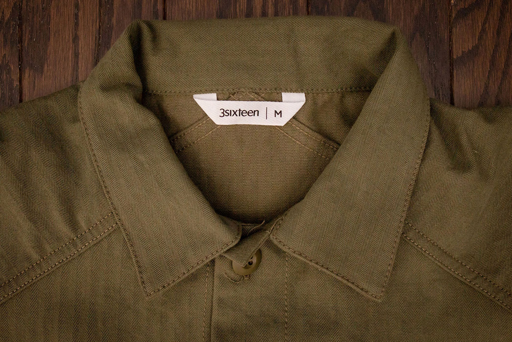 3sixteen-Constructs-Its-Officer-Shirt-From-Washed-Herringbone-Twill-front-collar
