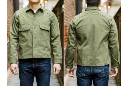 3sixteen-Constructs-Its-Officer-Shirt-From-Washed-Herringbone-Twill-model-front-back
