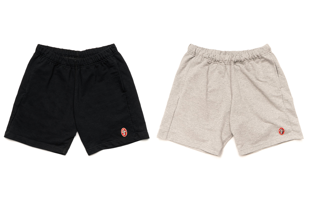 American-Trench-Launches-'Original-Equipment'-Sportswear-Line-black-and-grey-shorts