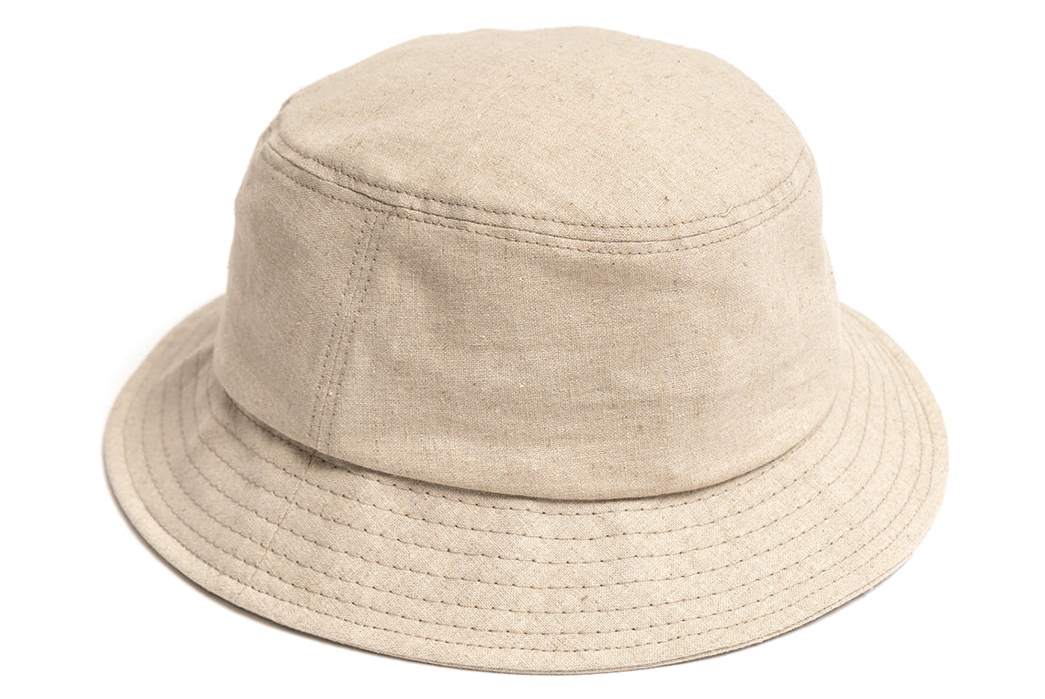 American-Trench's-Cotton-Linen-Bucket-Hat-Is-Made-In-Brooklyn-beige