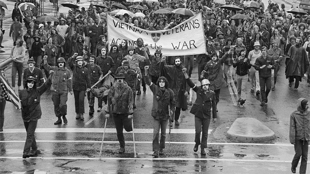 Bell-Bottoms-to-Bell-Boys---Trend-Alert-Vietnam-War-veterans-protest-the-war-in-Washington,-D.C.-Image-via-Getty.