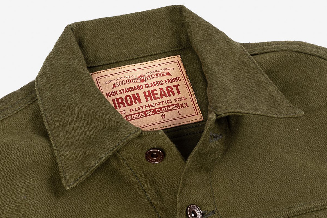 Iron-Heart-Renders-Its-Modified-Type-III-in-12-Oz.-Moleskin-green-collar