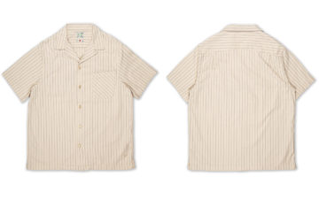 Benzak-Renders-Its-Holiday-Shirt-In-Baseball-Stripe-Japanese-Twill-front-back