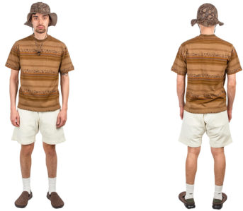 Go-On-Safari-With-This-Jacquard-Striped-Beams-Plus-Tee-model-front-back