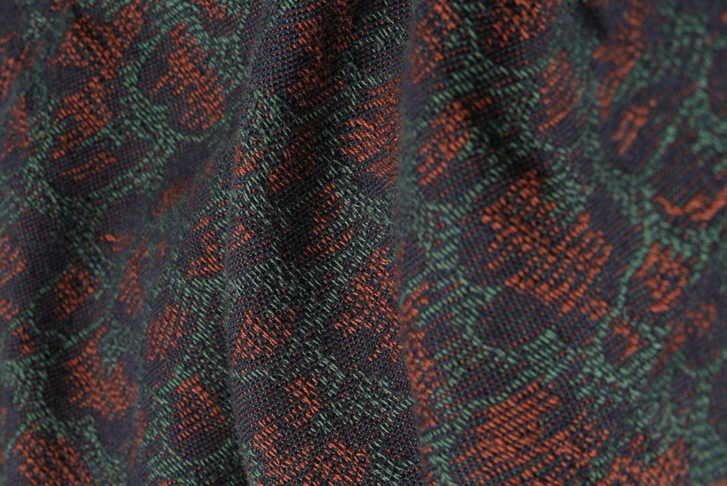 Impress-Potential-Mates-WIth-Corridor's-Peacock-Jacquard-Military-Jacket-detailed