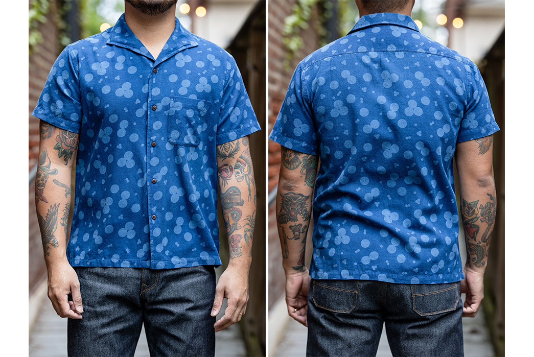 Kick-It-Like-It's-'66-In-3sixteen's-Mid-Century-Inspired-Leisure-Shirt-model-front-back