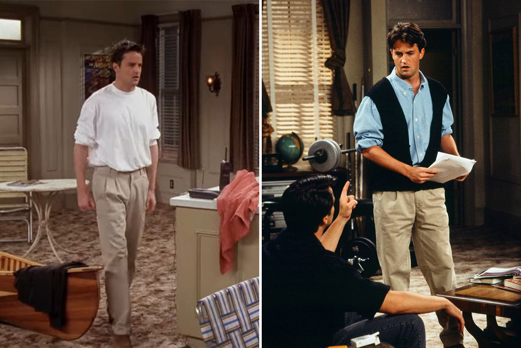 Style-Starters---Normcore-Mathew-Perry's-character,-Chandler-Bing,-rocking-perfect-90s-slacks-via-Financial-Times-(left)-and-Pinterest-(right)