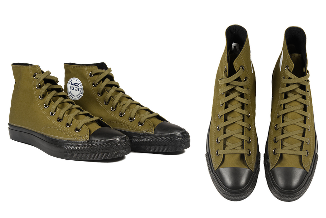 Fabric-High-Tops---Five-Plus-One 2) Buzz Rickson: Water Resistant Sneakers