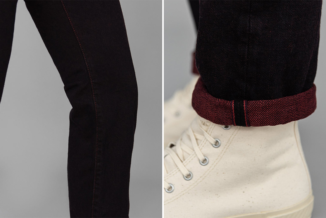 Redcast-Heritage-Dropped-Its-Premier-Collab-With-Tanuki-model-leg-and-leg-selvedge