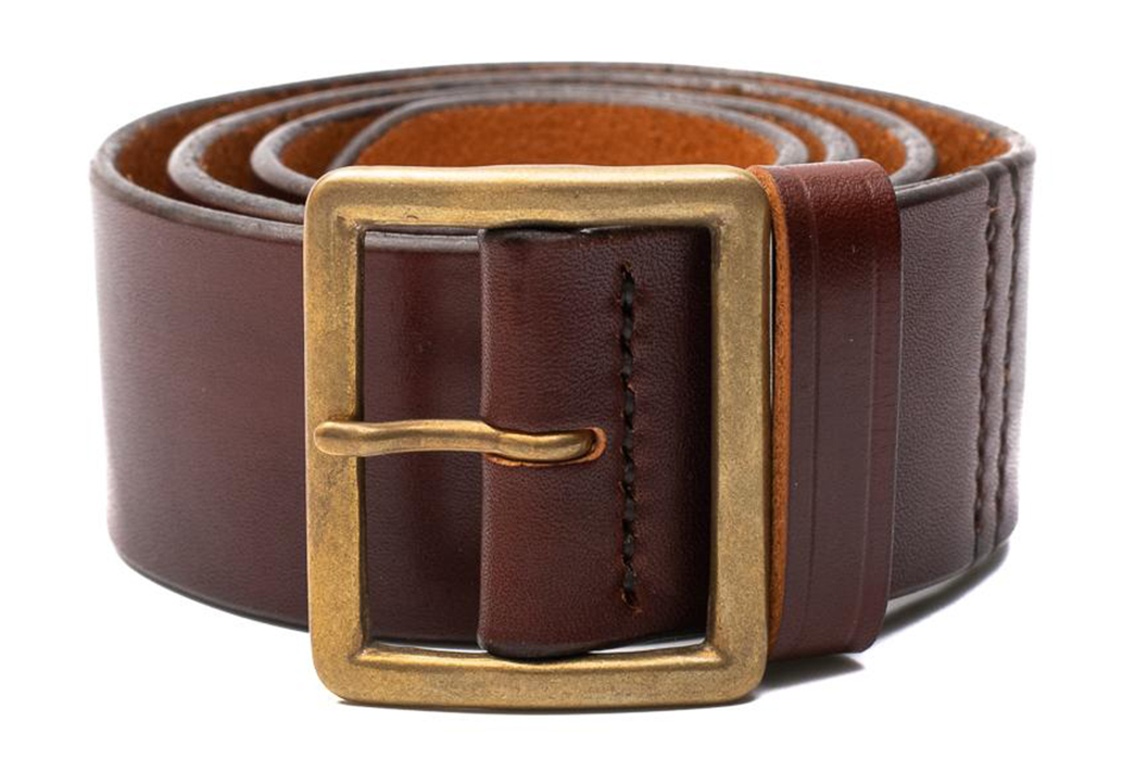 Stationed-In-Style---The-Garrison-Belt-Belafonte-Ragtime-Leather-Garrison-Belt,-$200-from-Clutch-Cafe-($190-for-Heddels+-members)