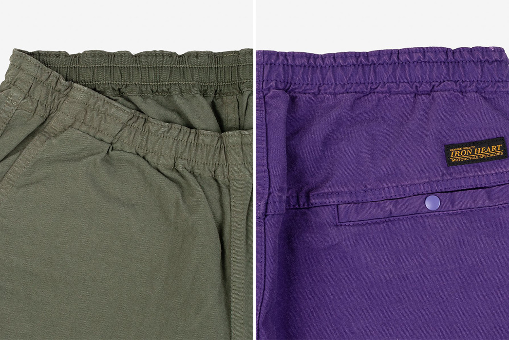 Take-It-Easy-With-Iron-Heart's-New-IH-729-Short-green-and-purple-detailed