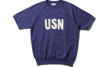 The-Real-McCoy's'-Military-S-S-Sweatshirt-front