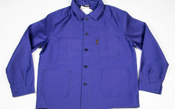 We-Restocked-The-Le-Laboureur-Veston-Jacket-In-Hydrone-Blue front