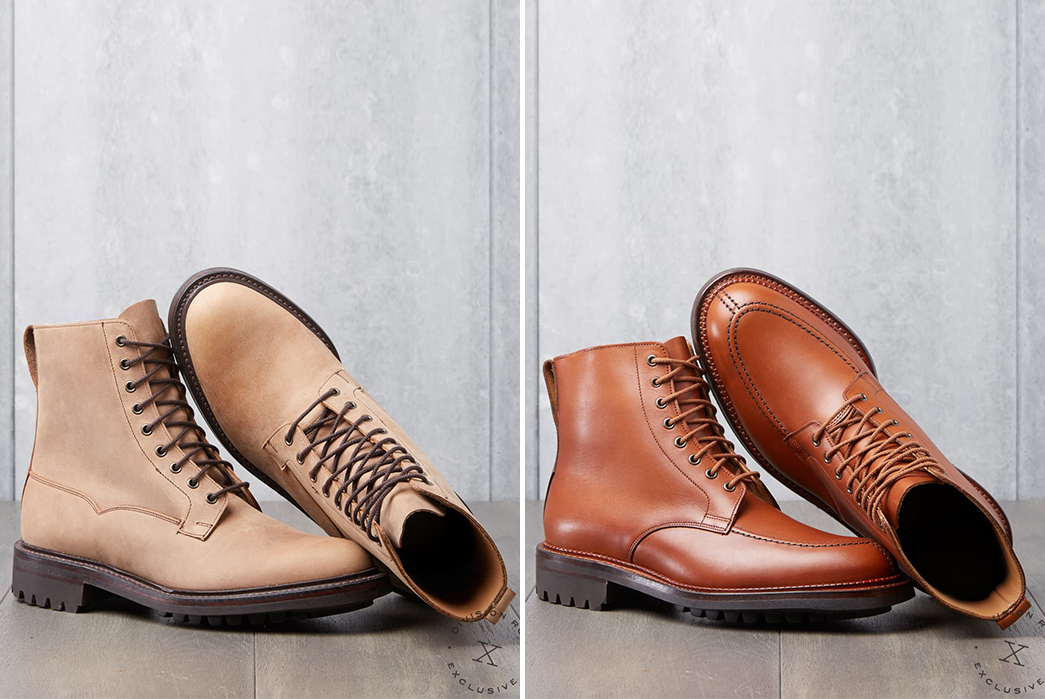 Division-Road-Lands-Two-Exclusives-From-End-Tier-Bootmakers,-Crockett-&-Jones-pair-biege-and-lighr-brown-2