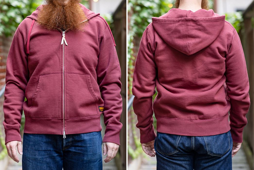 Iron-Heart's-Loopwheeled-IHSW-10s-Are-The-Only-Zip-Up-Hoodies-You'll-Ever-Need-model-red-front-back