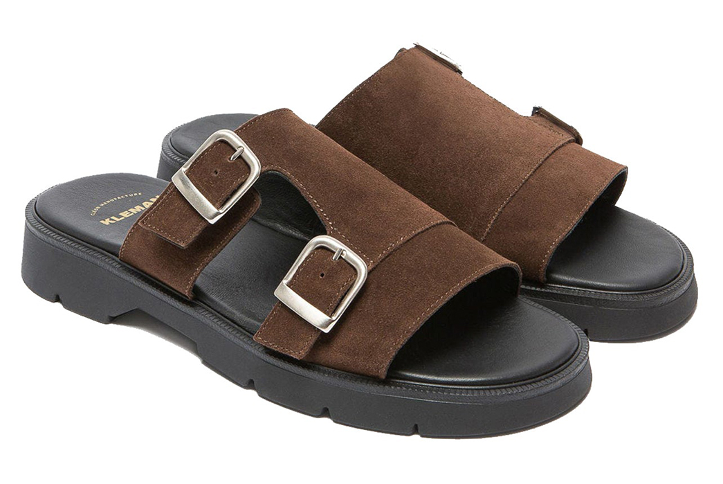 Leather-Slip-On-Sandals---Five-Plus-One 1) Kleman: Hublot