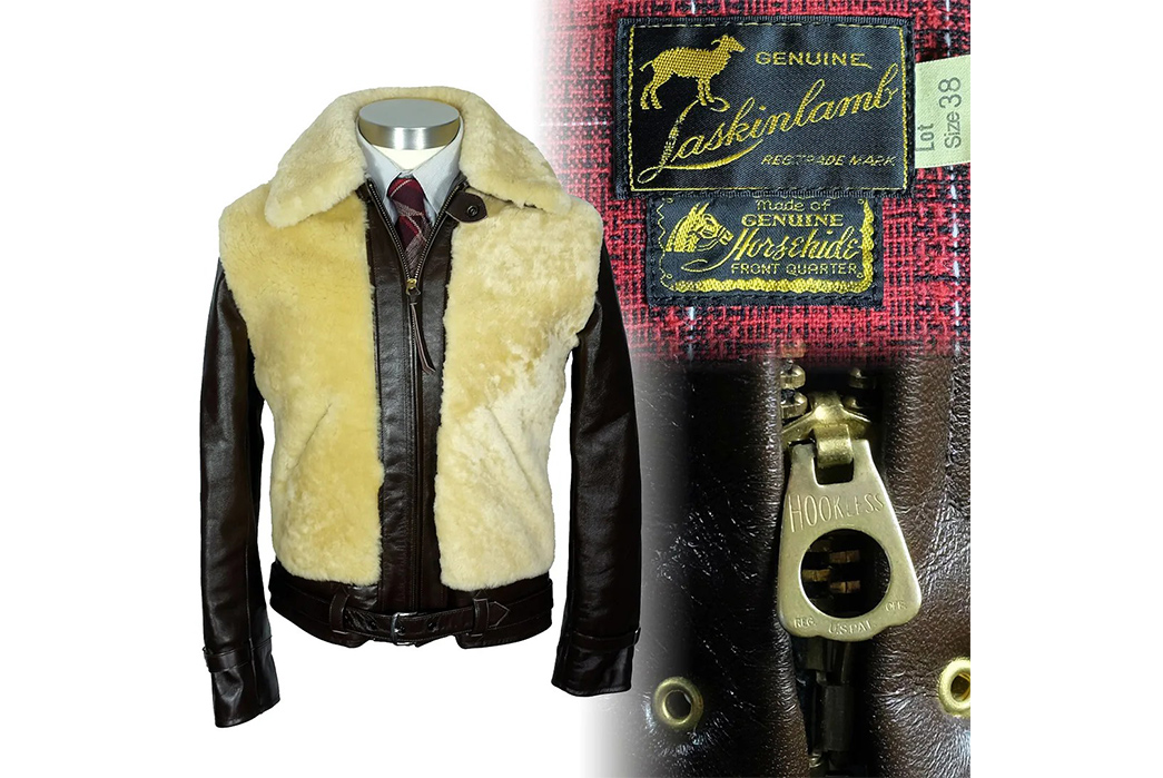 Moments-In-Time---Grizzly-Jacket-Repro-Laskin-Lamb-jacket-made-by-Toyo-Enterprise's-Lakeland-Leathers-repro-label,-via-Vintage-Haberdashers