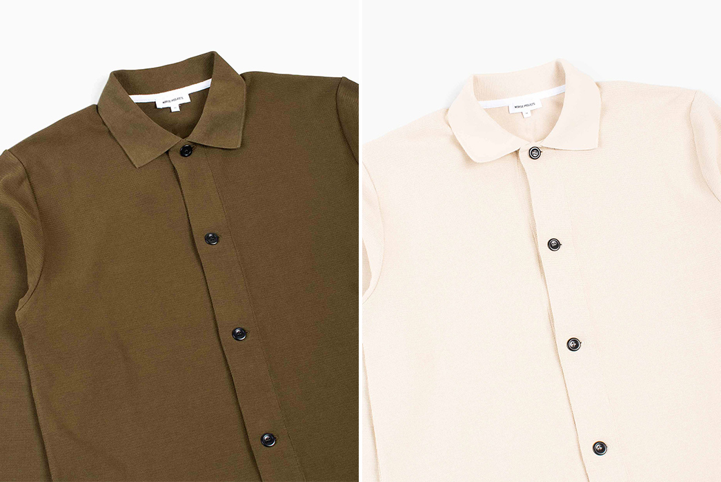 Norse-Projects'-Jorn-Textured-Overshirt-Is-A-Bargain-fronts-detailed-dark-and-light