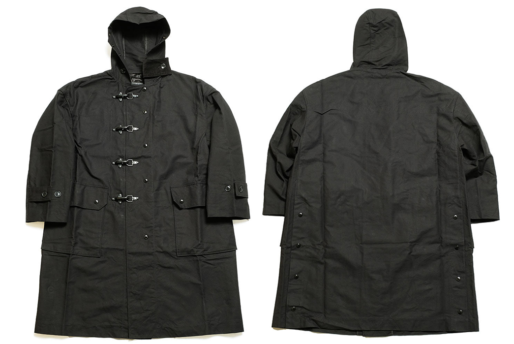 Our-Picks-From-Engineered-Garments-FW22-Engineered-Garments-–-Oversized-Fireman-Duffle-Coat-–-Cotton-Double-Cl